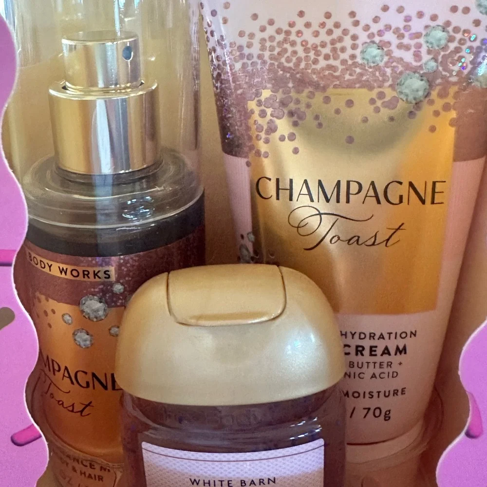 Bath & Body Works Champagne Toast Birthday Gift Set